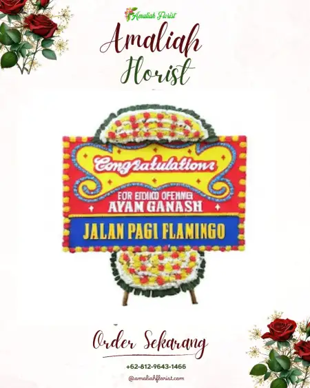 Sewa Papan Bunga Rumbai Bukit